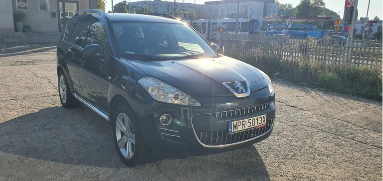PEUGEOT 4007 2.2 HDI 156 KM, SKÓRA, KLIMATRONIC, 4X4, ELEKTRYKA, ALUFELGI